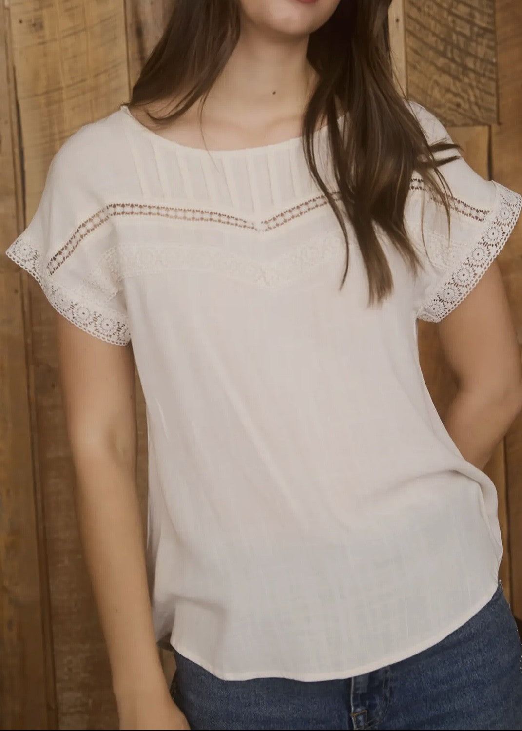 Berkley Pleated Yoke Top