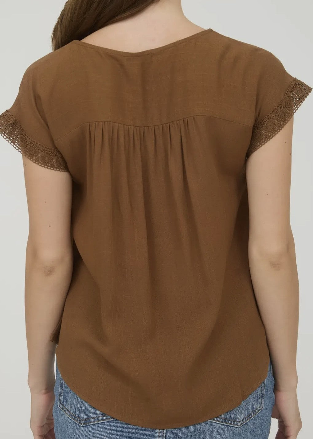 Berkley Pleated Yoke Top