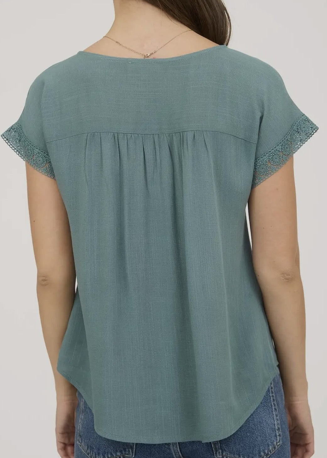 Berkley Pleated Yoke Top
