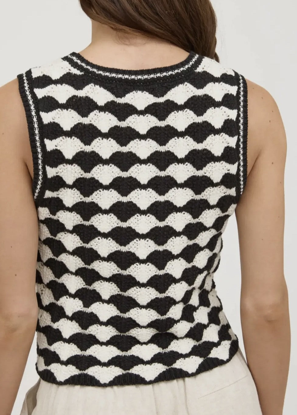 Harlow Zigzag Sweater Vest
