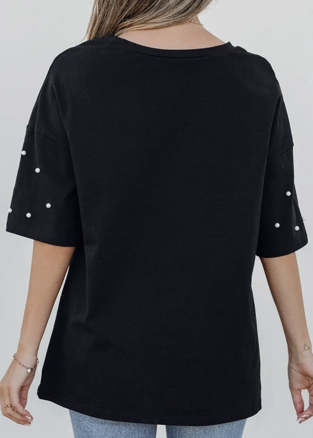 Hope Pearl Embellished Tee
