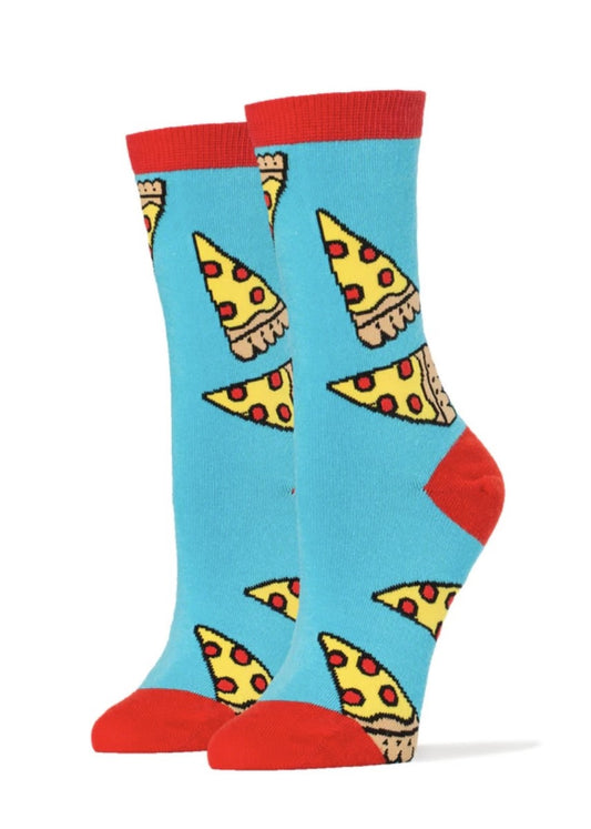Pizza Party Socks - Women's Crew