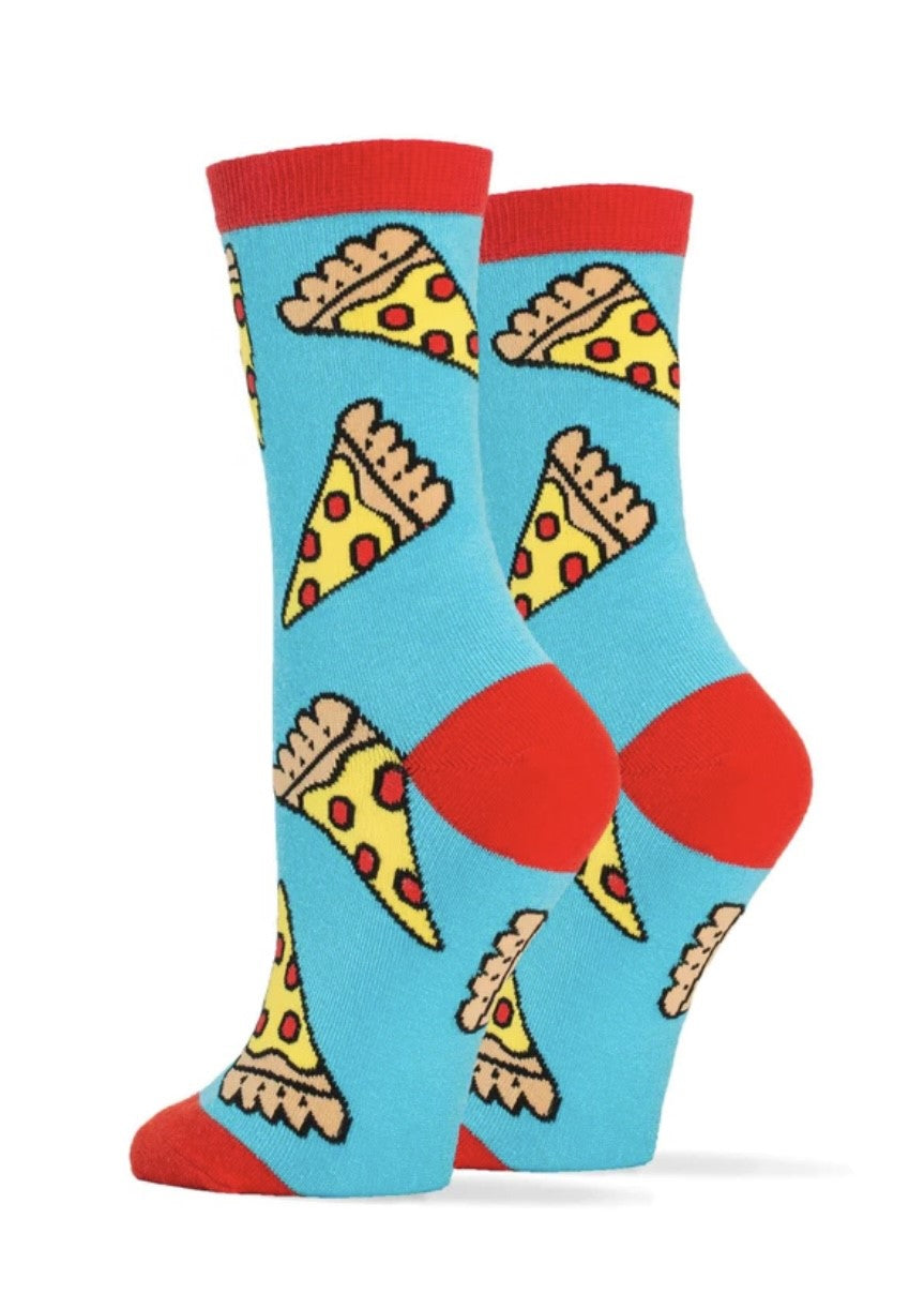 Pizza Party Socks - Women's Crew