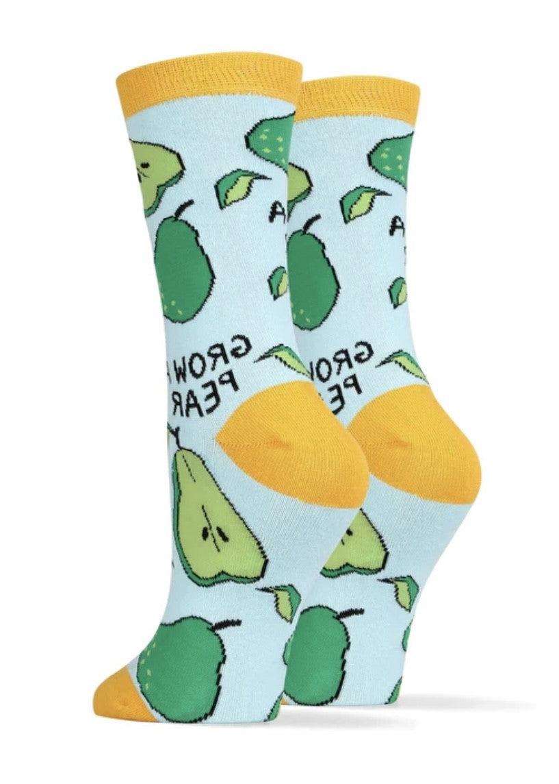 Grow A Pear Socks - Women's Crew