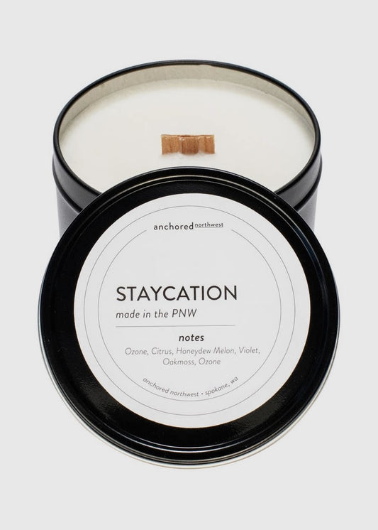 Staycation Travel Candle
