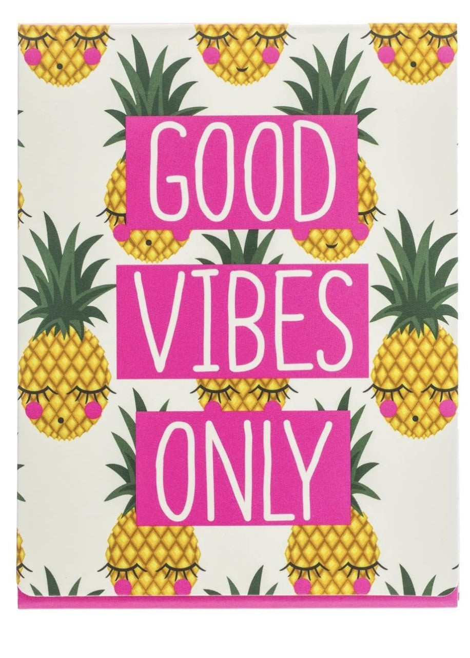 Good Vibes Only Pocket Note