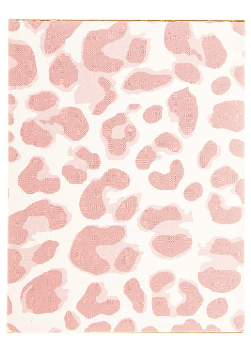 Pink Leopard Pocket Note