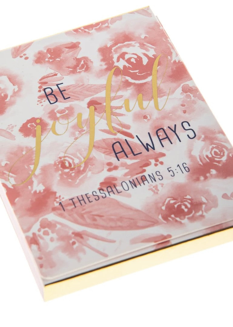 Be Joyful Always Pocket Note