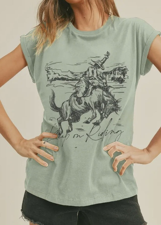 Keep On Riding Graphic Tee