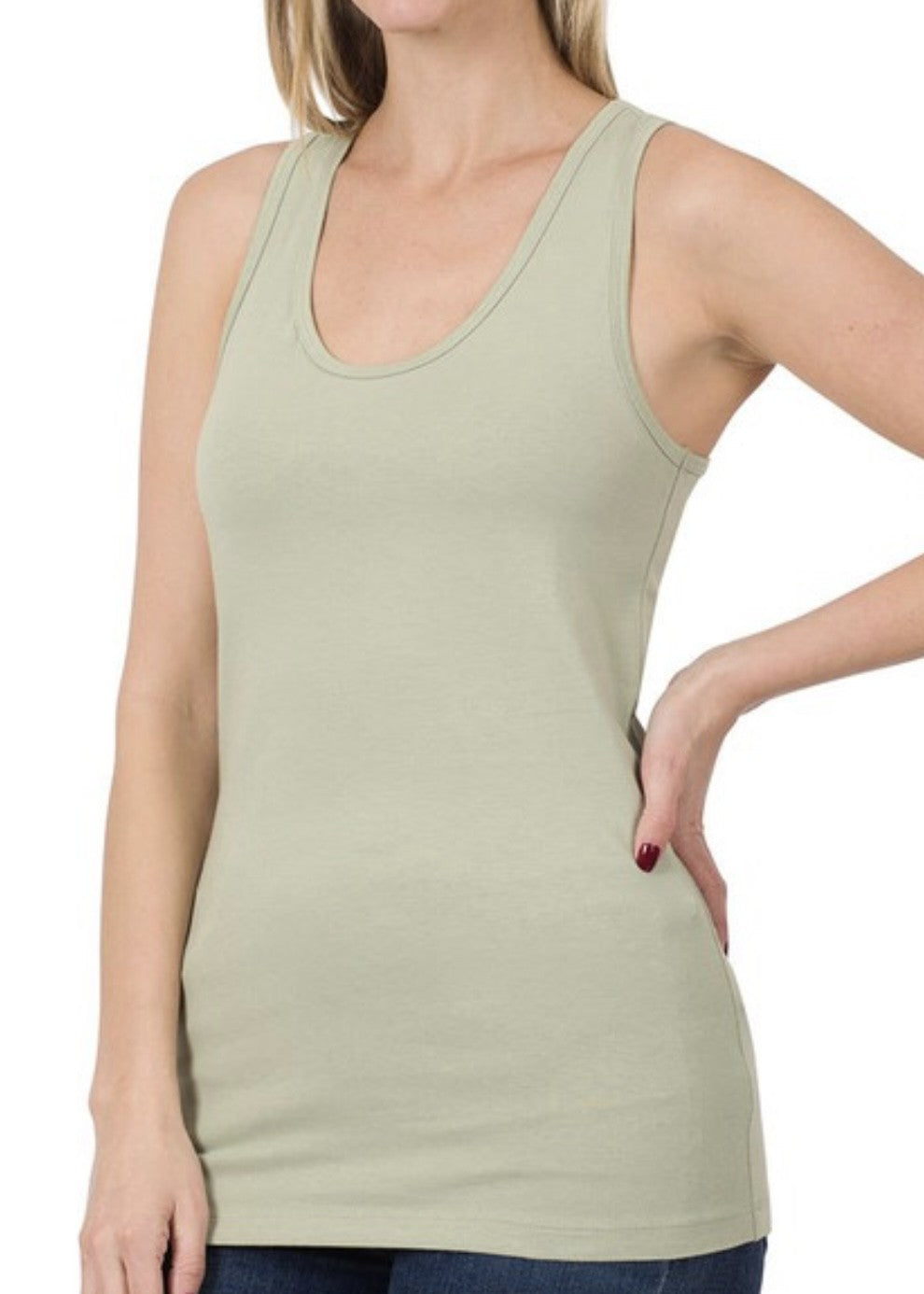 Audelia Racer Back Tank Top