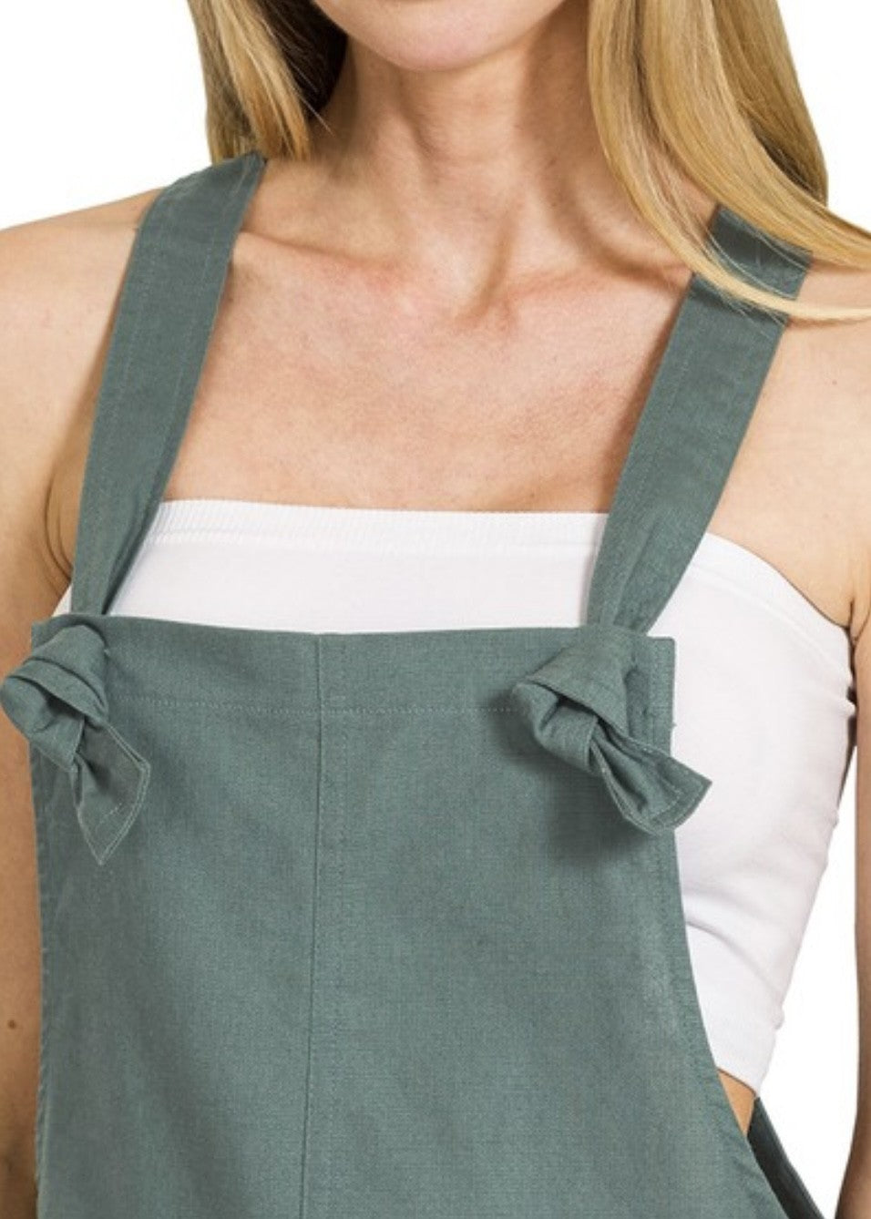 Sahara Woven Knot Strap Romper