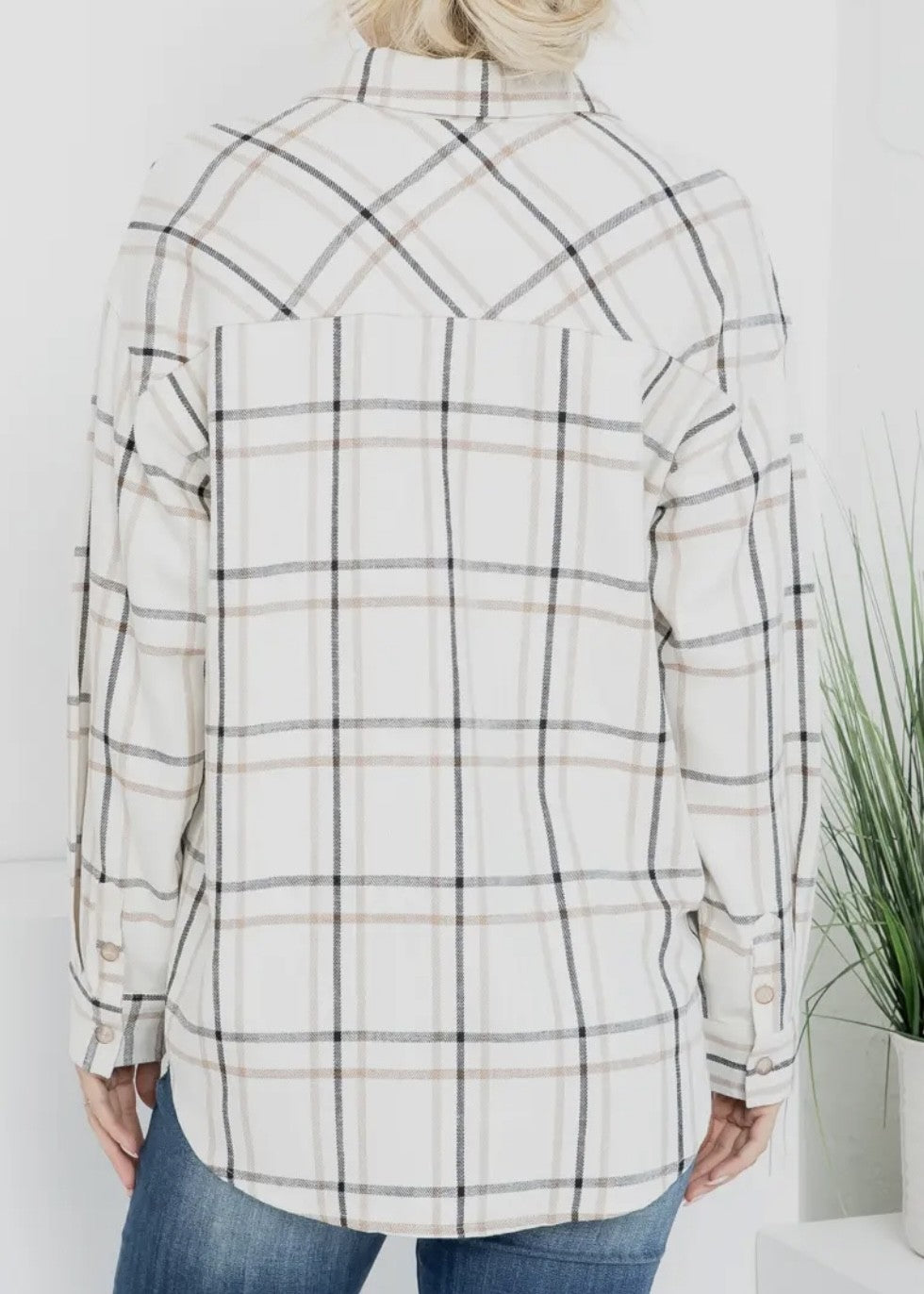 Freya Oversized Plaid Shirt