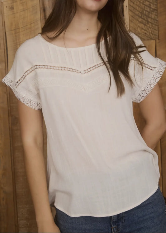 Berkley Pleated Yoke Top