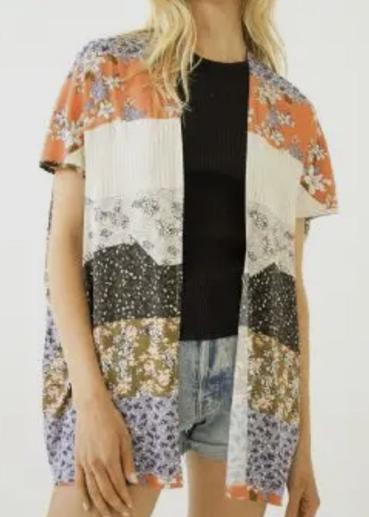 Sienna S/S Floral Cardigan