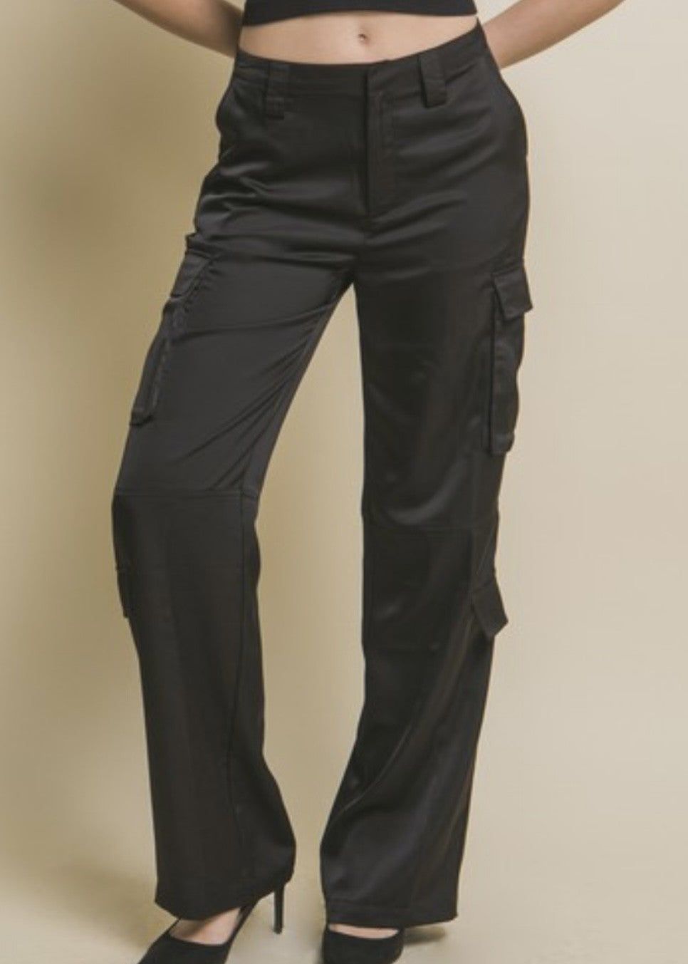 Delta Satin Cargo Pant