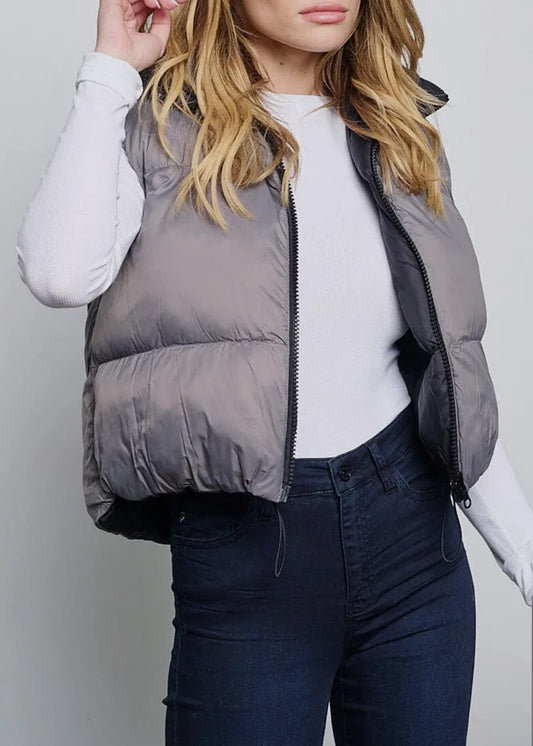 Alina Reversible Puffer Vest