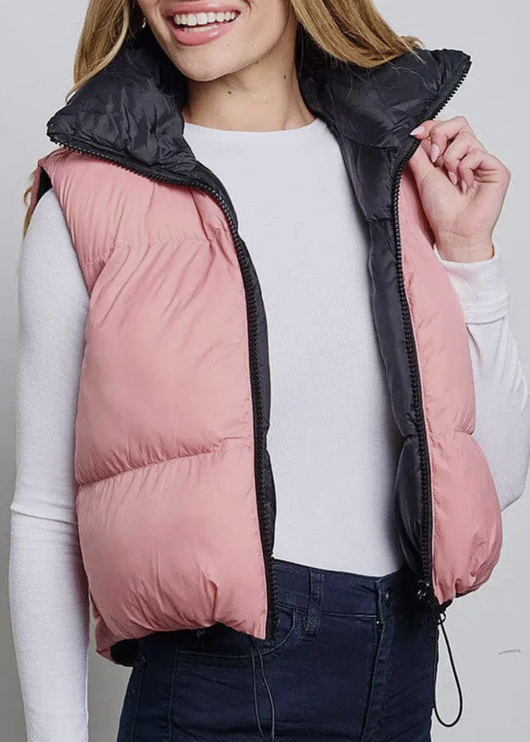 Alina Reversible Puffer Vest