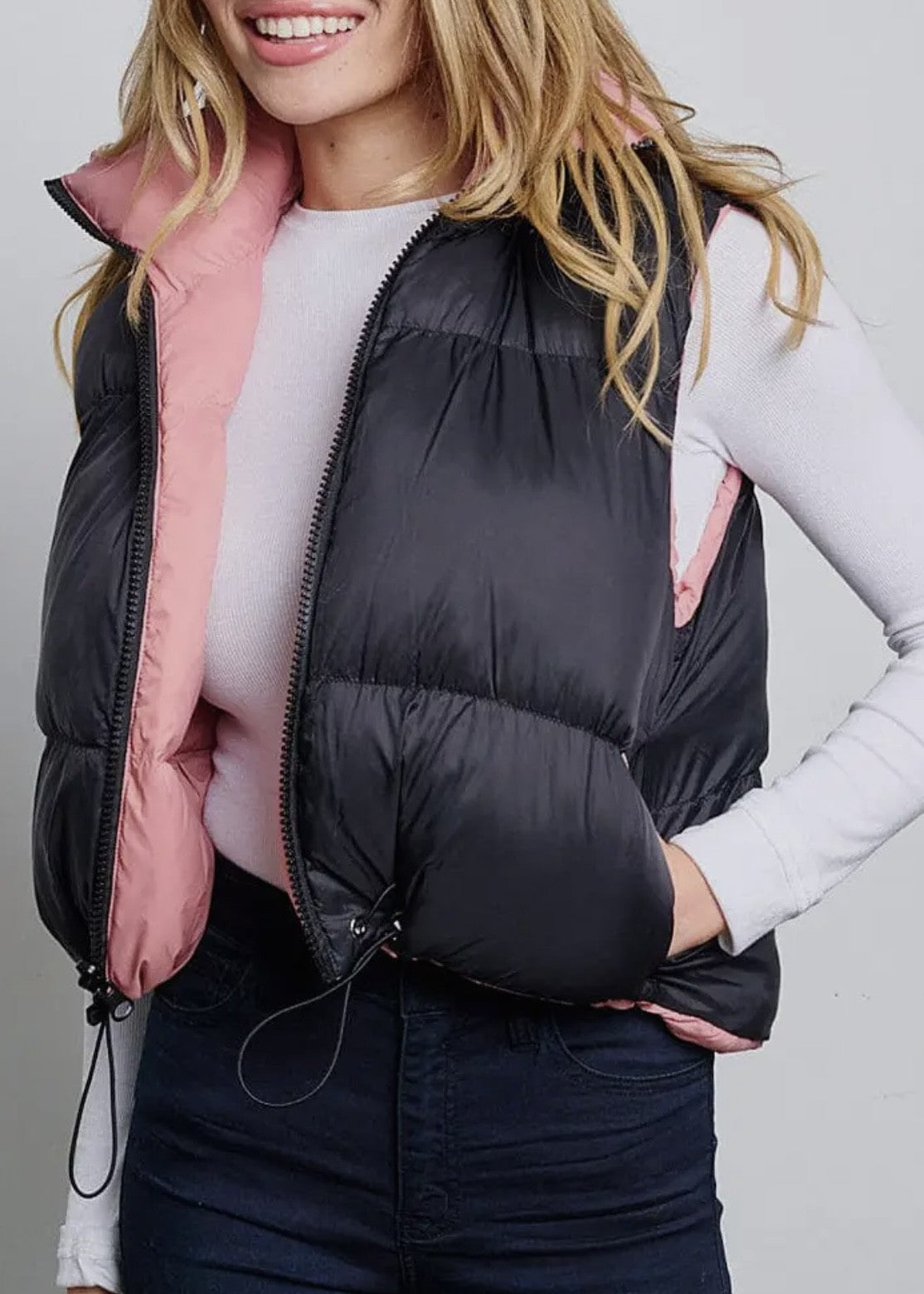 Alina Reversible Puffer Vest