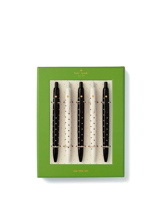 K Spade Dots Pen Set