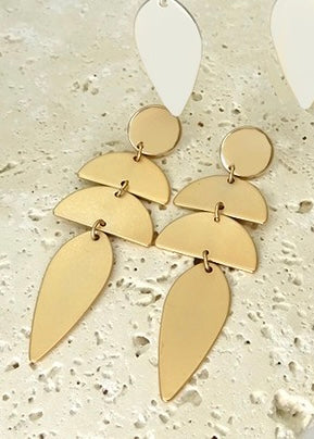 Matte Drop Earrings