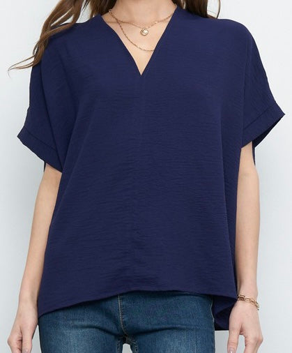 Dolman S/S V-Neck