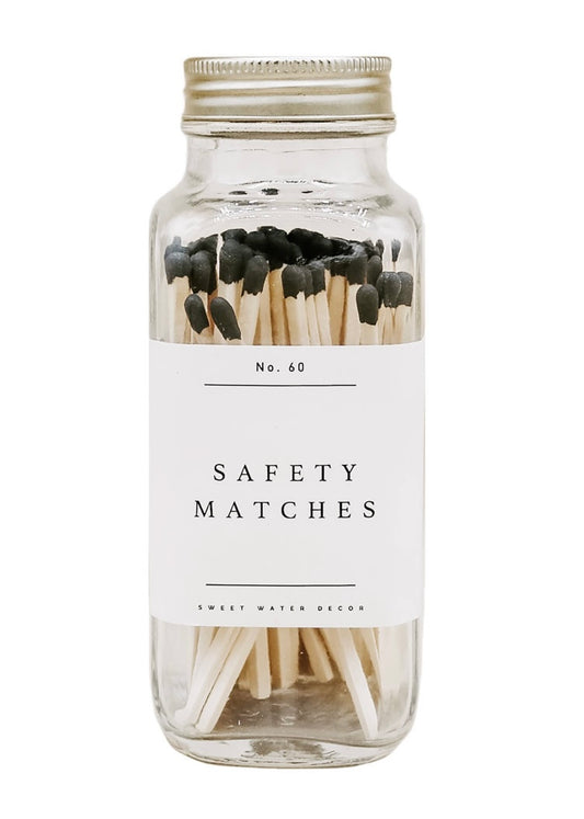 Black Jarred Safety Matches