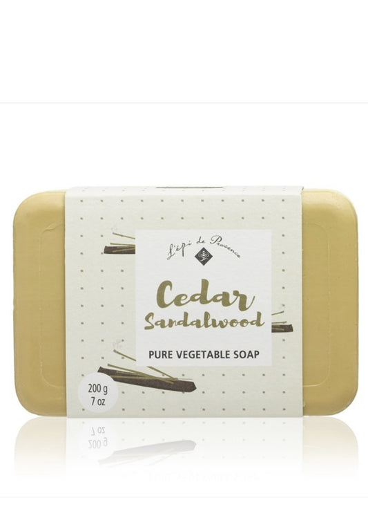 Cedar Sandalwood Lepi de Provence Soap