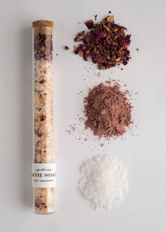 Rose Sandalwood : Bath Soak Tube